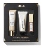 Vieve Glowbe Trotter Set skincare travel set, UK version