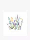 Woodmansterne dragonfly in rushes sympathy card (British brand)