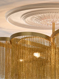 Clarke and Clarke gold Marseille chandelier - British product