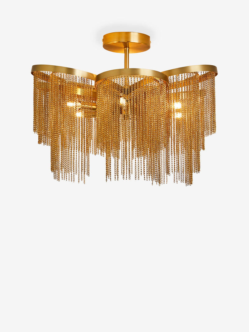 Clarke and Clarke gold Marseille chandelier - British product