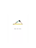 Woodmansterne greeting card Must Not Fart design - British product