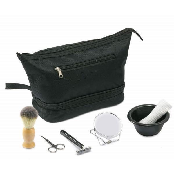 Danielle Creations travel shaving kit 7 piece wash bag - British product