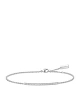 Harrods Messika Gatsby White Gold and Diamond Pavé Chain Bracelet (0.25ct)- Buy online at McGrocer