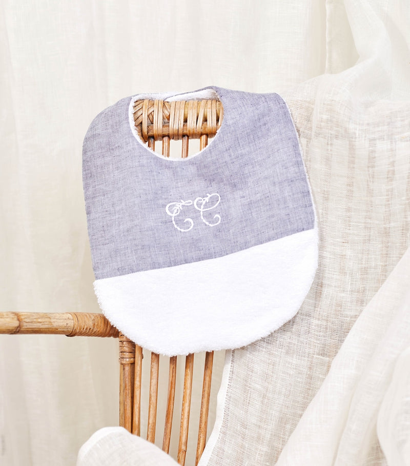 Tartine et Chocolat printed embroidered bib, UK version