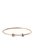 Annoushka Mythology bangle in yellow gold with white sapphires - British product