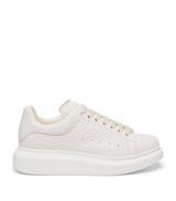 Leather Oversized Sneakers with Platform Sole