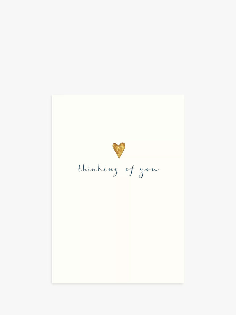 Woodmansterne Heart of Hearts sympathy card, imported from the UK