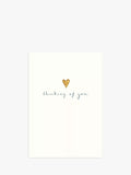 Woodmansterne Heart of Hearts sympathy card, imported from the UK