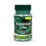 Holland & Barrett Holland & Barrett Magnesium Zinc Tablets British Supplement 90 Count- Buy online at McGrocer