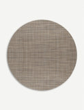 Chilewich Basketweave round placemat 38 cm (British brand)