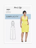 Simplicity misses dress and jumpsuit sewing pattern S9097, UK version