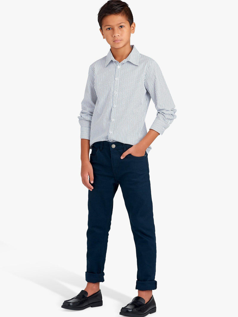 Simplicity S9056 sewing pattern for boys slim fit shirts - British product