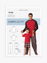 John Lewis Simplicity Boys' and Men's Loungewear and Bag Sewing Pattern- Buy online at McGrocer