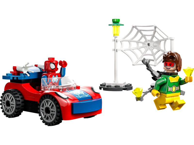 Marvel Spider-Man Car and Doc Ock toy set 48 Pieces (British brand)