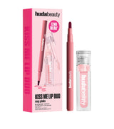 Harrods Huda Beauty Kiss Me Rosy Lip Makeup Duo- Buy online at McGrocer