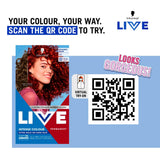 Schwarzkopf Live Intense Colour L68 Volcanic Blaze permanent hair dye, imported from the UK