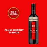 McGuigan Black Label red wine 75cl, imported from the UK