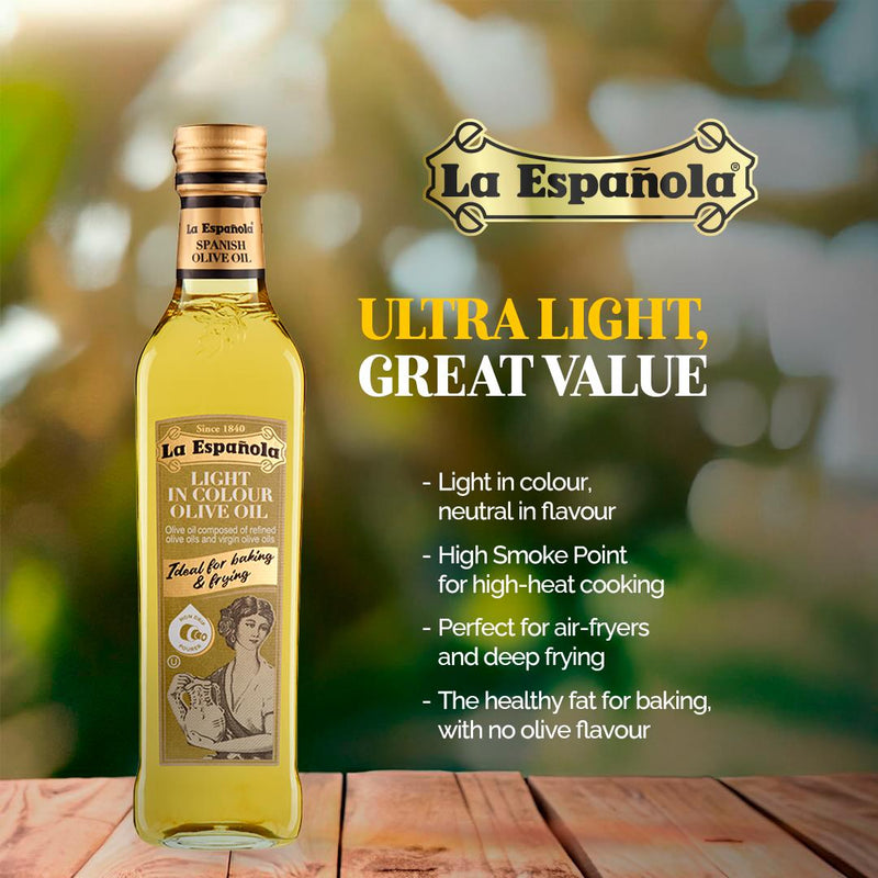 La Espanola Olive Oil Light In Colour 500ml, UK version