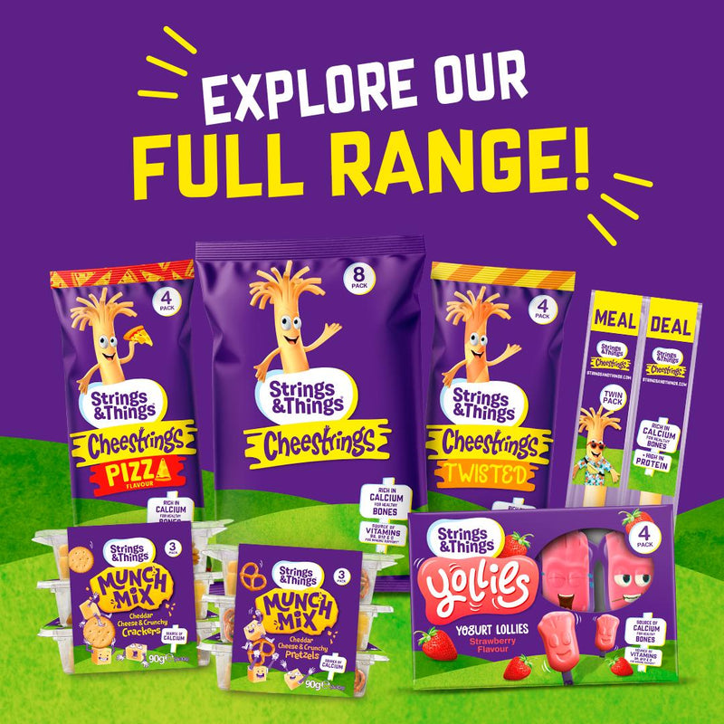 Strings & Things Munch Mix savoury snack 90g (British brand)