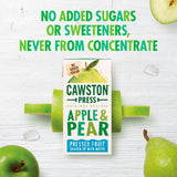 Cawston Press apple and pear juice 3x200ml (British brand)