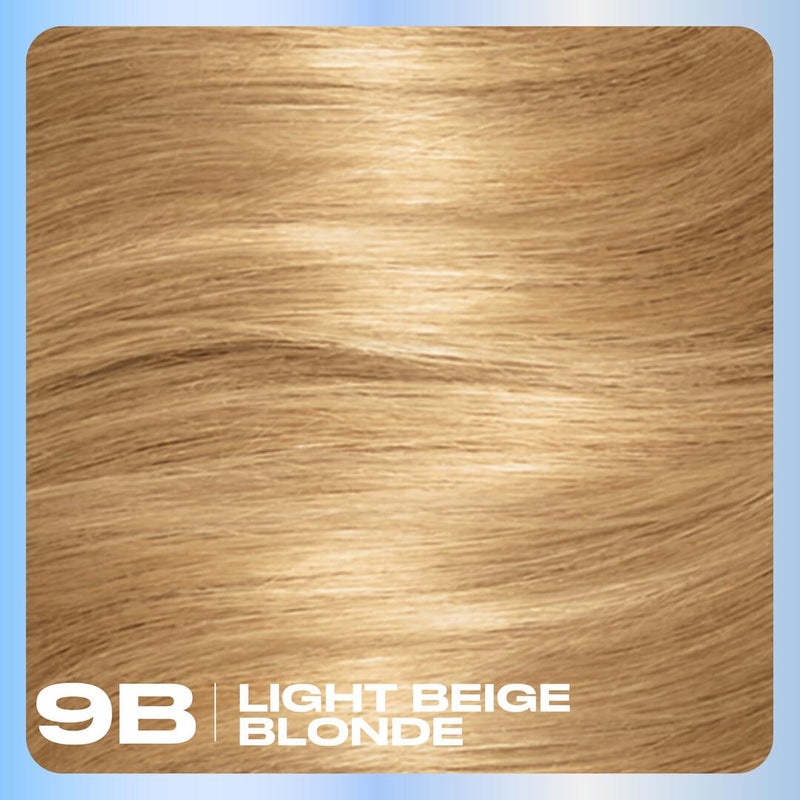 Clairol Nice'N Easy Light Beige Blonde 9B permanent hair dye (British brand)