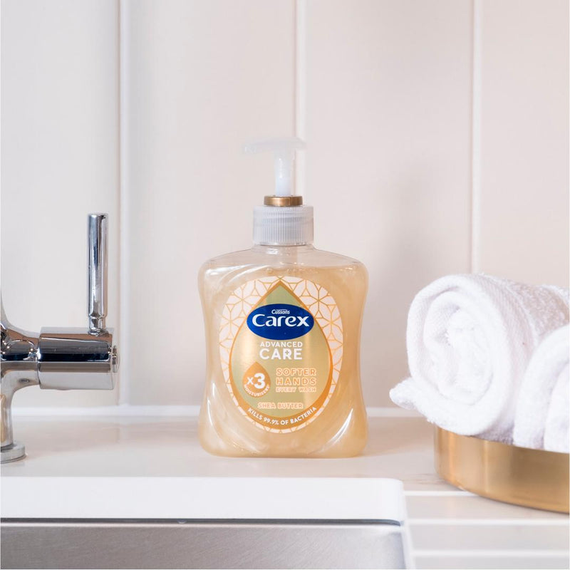 Carex shea butter antibacterial hand wash 500ml - British product