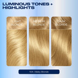 Clairol Nice'N Easy Baby Blonde 10A permanent hair dye, imported from the UK