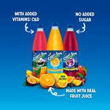 Capri-Sun Double Strength Orange squash 1L, imported from the UK