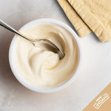 Lindahls Kvarg white chocolate high protein yogurt 150g, imported from the UK
