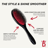 Denman mini style and shine smoother hairbrush, UK version