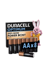 John Lewis Duracell Optimum AA Batteries (Pack of 8)- Buy online at McGrocer