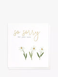 Caroline Gardner sympathy card, imported from the UK