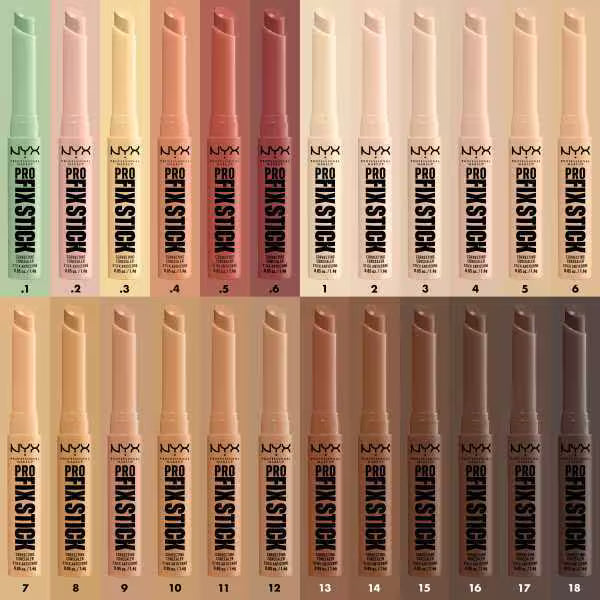 NYX Pro Fix Stick Dark Peach, imported from the UK
