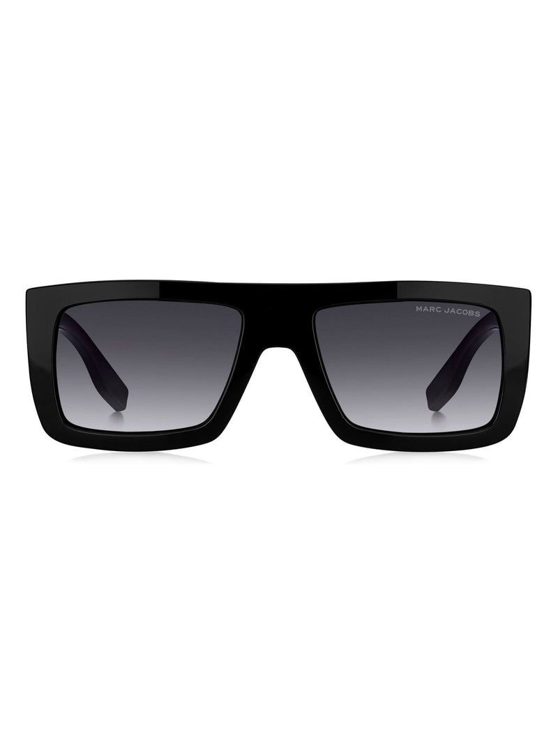 Marc Jacobs black rectangular flap top sunglasses, UK version