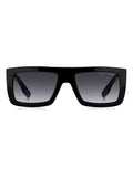 Marc Jacobs black rectangular flap top sunglasses, UK version