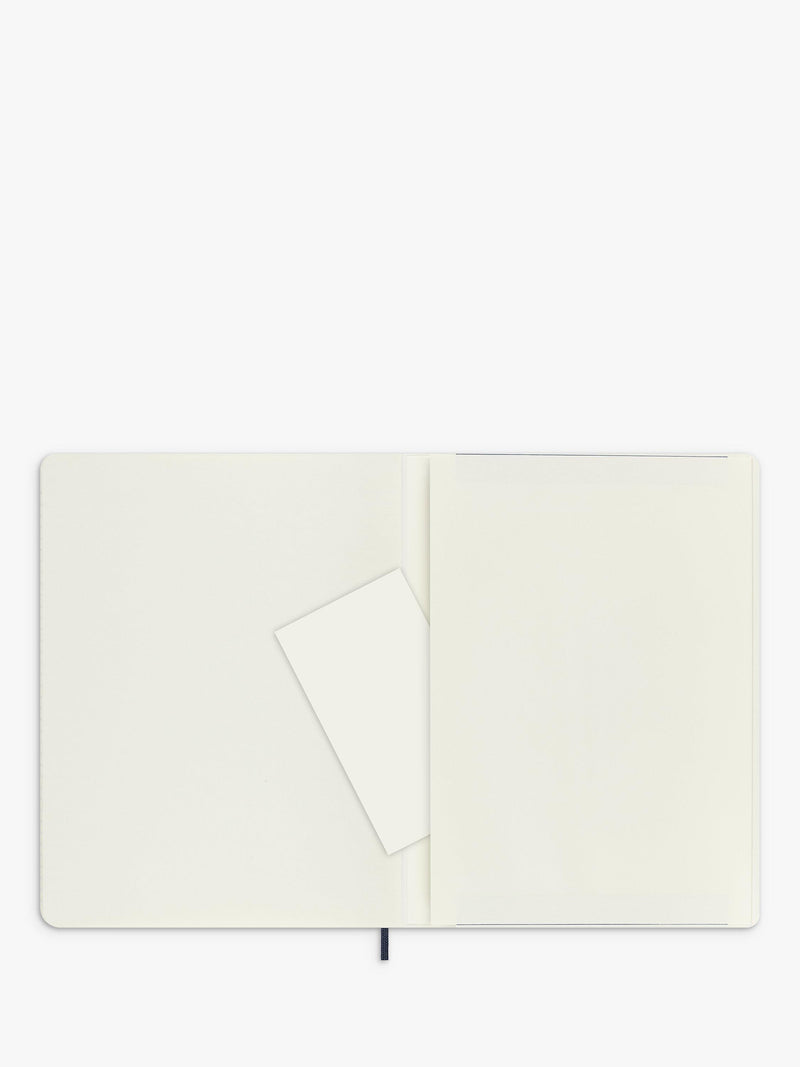 Moleskine extra large lined notebook sapphire blue, UK version