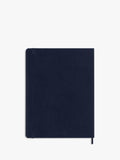 Moleskine extra large lined notebook sapphire blue, UK version