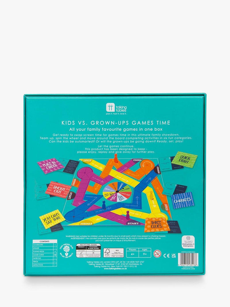 Talking Tables Family Party Game 23.5cm (British brand)