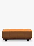 G Plan vintage leather footstool Cambridge Tan (British brand)