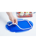 Pyrex glass rectangular dish with lid 3.3L, UK version