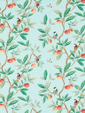 Harlequin Ella furnishing fabric chinoiserie birds fruit - British product