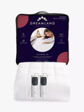 Dreamland organic cotton heated mattress protector double white - British product