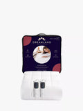 Dreamland 168 Organic Cotton Heated Electric Mattress Protector, White, King
