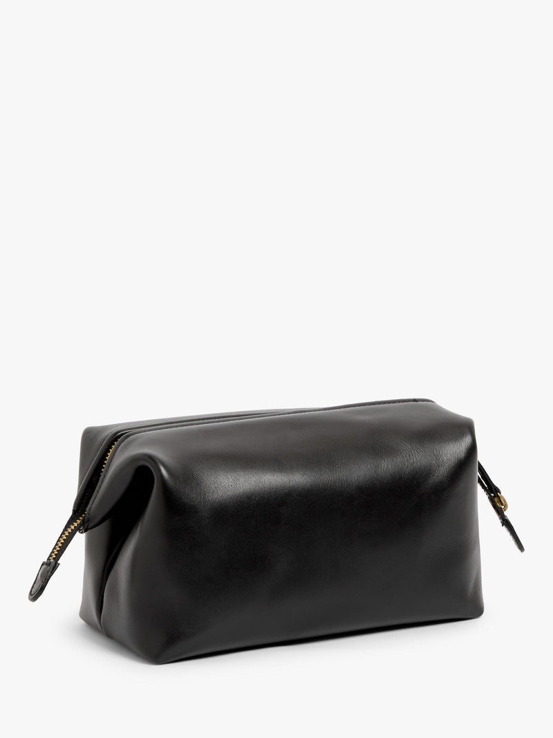 John Lewis leather wash bag made in Italy, imported from the UK