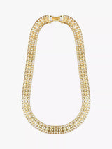 John Lewis Eclectica Pre-Loved Monet 22ct Gold Plated Chain Necklace, 43cm- Buy online at McGrocer
