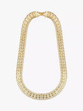 Eclectica pre-loved Monet chain necklace 22ct gold plated 43cm - British product