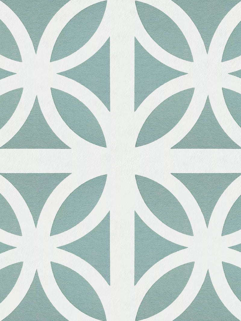 Mini Moderns Breeze wallpaper geometric trellis matte finish - British product