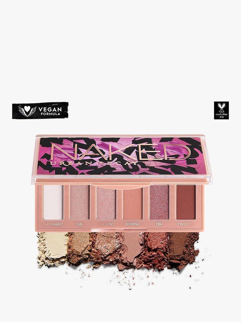 Urban Decay Naked Sin Mini Eyeshadow Palette with blush-toned shades (British brand)