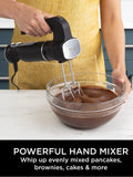 Ninja 2-in-1 immersion blender mixer silver black, imported from UK
