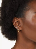 Astrid & Miyu medium gold hoop earrings - British product